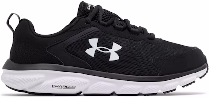 Under Armour Charged Assert 9 4E Wide 'Black White' 3024857-001 Under Armour Charged Assert 9 4E Wide 'Black White' 3024857-001