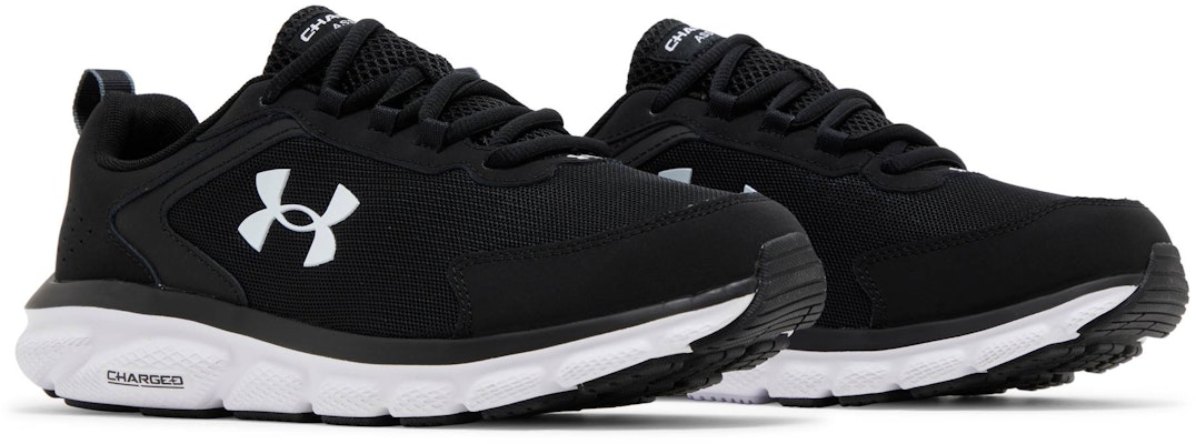 Under Armour Charged Assert 9 4E Wide 'Hitam Putih' 3024857-001 Cheap Under Armour Charged Assert 9 4E Wide 'Hitam Putih' 3024857-001