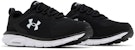 언더아머 차지드 어썰트9 4E 와이드 블랙/화이트 3024857-001