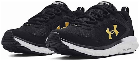 Under Armour Charged Assert 9 CN 休閒緩震 低幫 跑步鞋 男款 黑金 Lookbook Under Armour Charged Assert 9 CN 休閒緩震 低幫 跑步鞋 男款 黑金