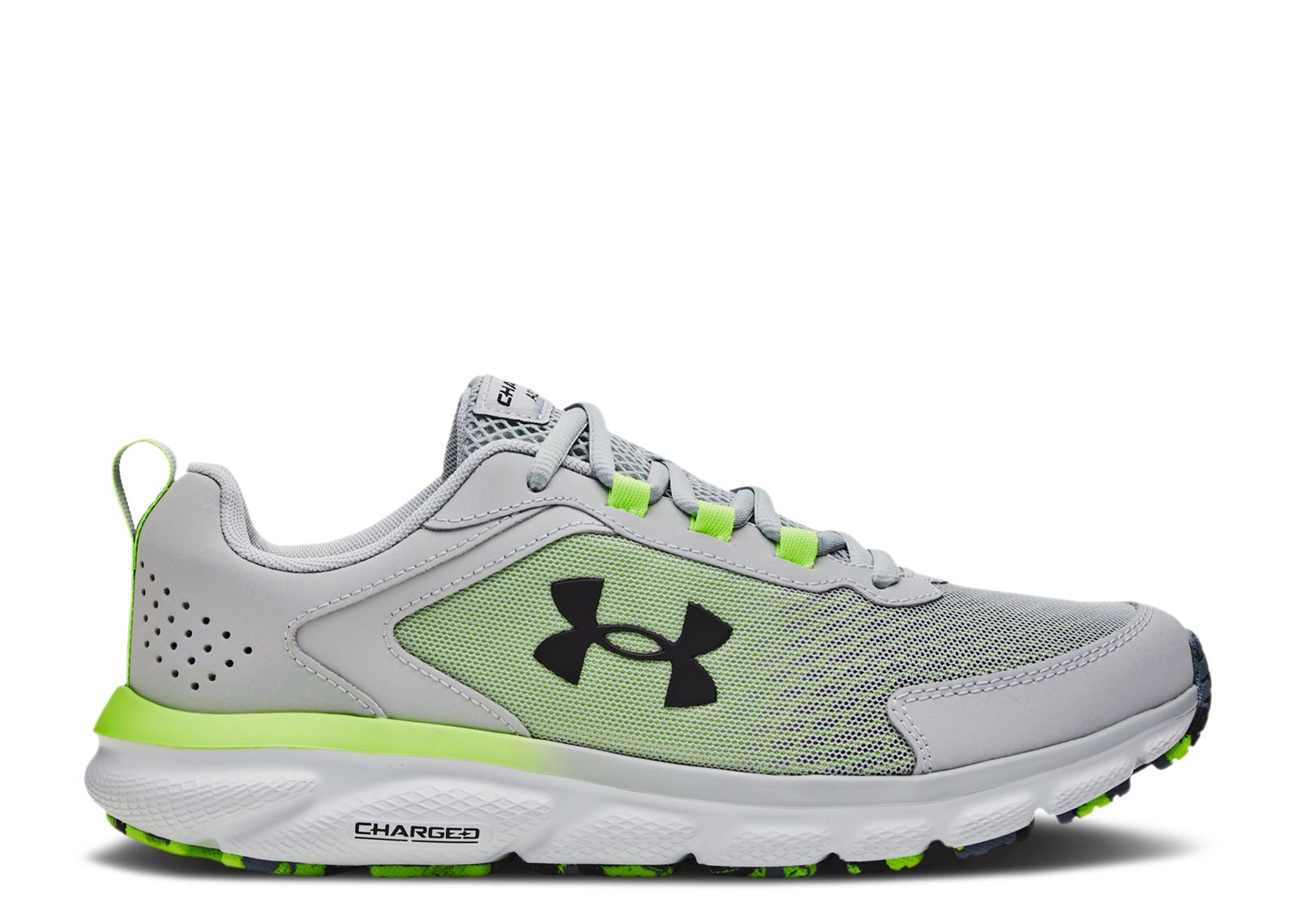 Under Armour Charged Assert 9 Marble 'Mod Grey Lime Surge' 3024852-102