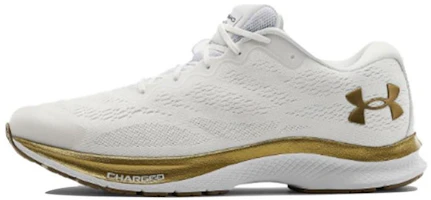 Under Armour Charged Bandit 6 'White Metallic Gold Luster' 3023019-102 Under Armour Charged Bandit 6 'White Metallic Gold Luster' 3023019-102