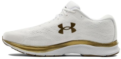 Under Armour Charged Bandit 6 'White Metallic Gold Luster' 3023019-102 Under Armour Charged Bandit 6 'White Metallic Gold Luster' 3023019-102