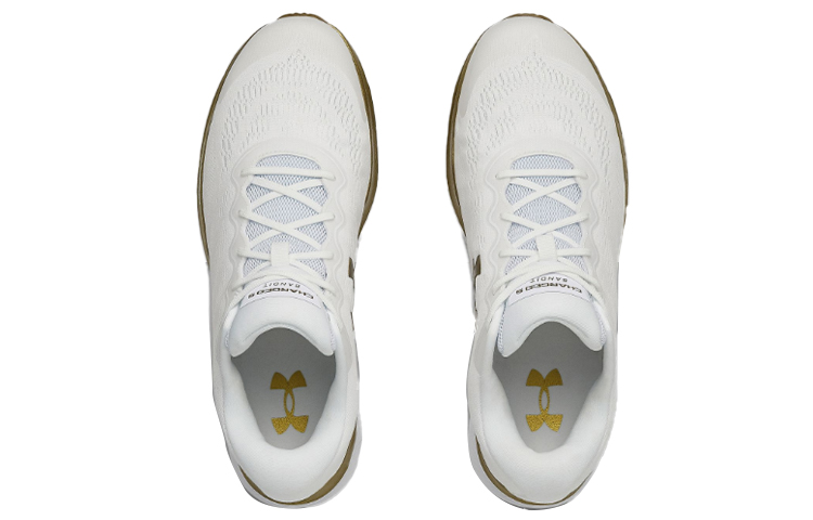 Shop Under Armour Charged Bandit 6 ''Wit Metallic Gouden Glans'' 3023019-102