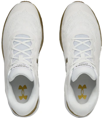 Under Armour Charged Bandit 6 ''Wit Metallic Gouden Glans'' 3023019-102 Shop Under Armour Charged Bandit 6 ''Wit Metallic Gouden Glans'' 3023019-102
