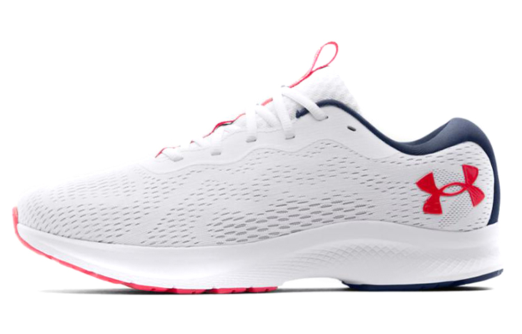 Buy Under Armour Charged Bandit 7 UA 舒適 耐磨防滑 低筒 跑步鞋 男款 白紅藍 2E寬