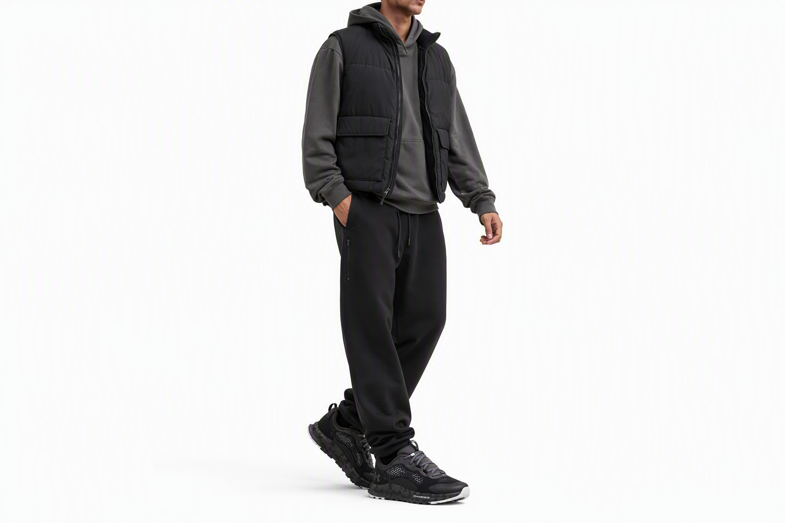 Order Under Armour Charged Bandit Trail 2 'Negro Jet Grey' 3024186-001