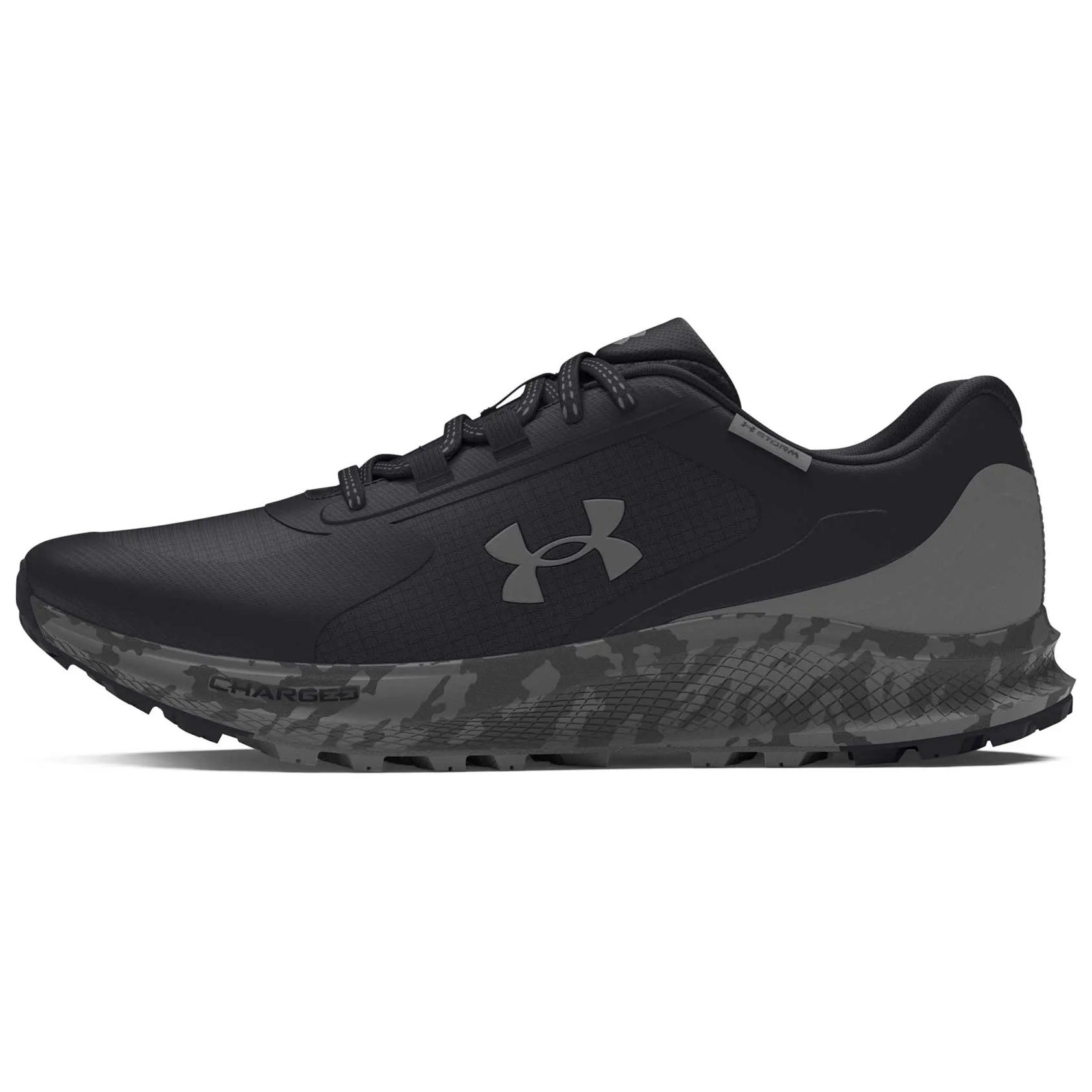 Under Armour Charged Bandit Trail 3 Running Shoes Black Grey 3028657-001