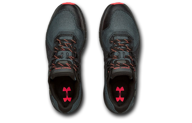 Shop 安德玛Charged Bandit Trail GORE-TEX®‘黑红’跑鞋 3022784-001