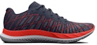Order Under Armour Charged Breeze 2 'Downpour Grey After Burn' Lelaki kasut-kasut 3026135-400