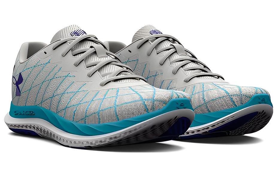 Lookbook Under Armour Charged Breeze 2 'Grey Mist Blue Surf' 3026142-101
