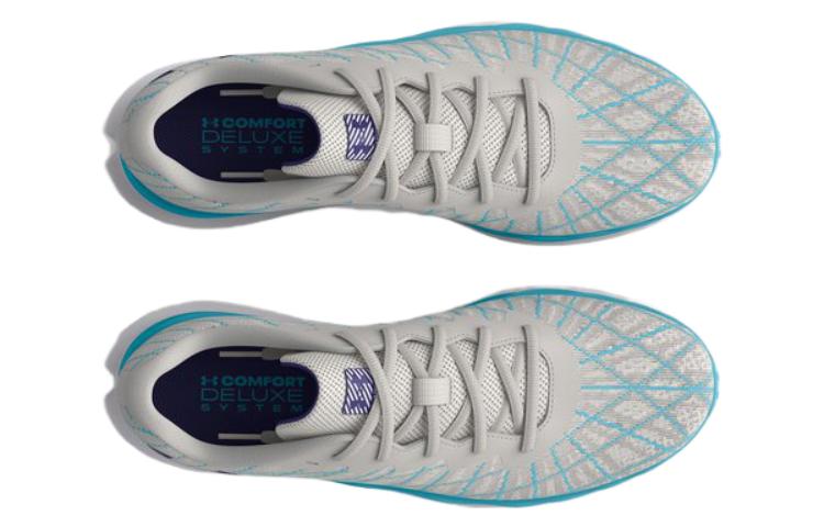 Shop Under Armour Charged Breeze 2 'Grey Mist Blue Surf' 3026142-101