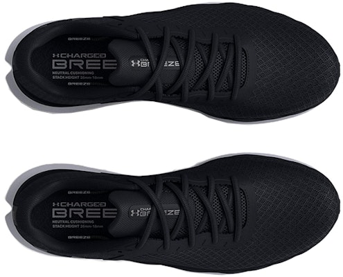 Under Armour Charged Breeze 'Black Metallic Ore' 3025129-001 Shop Under Armour Charged Breeze 'Black Metallic Ore' 3025129-001