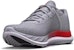 Under Armour Charged Breeze 'Mod Grey Radio Red' Lelaki Kasut Sukan 3025129-107