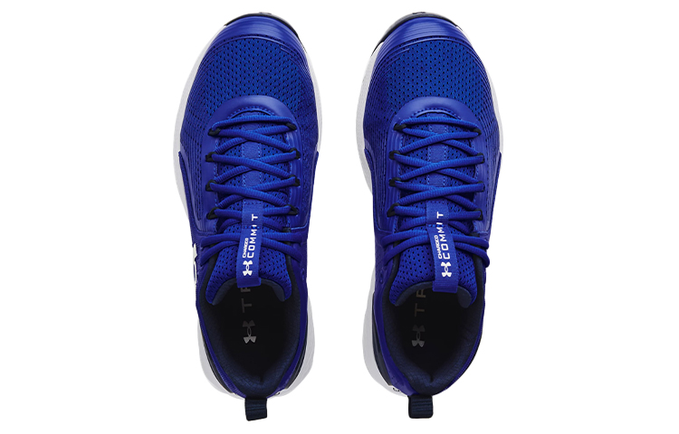 Shop Under Armour Charged Commit 3 ''Royal White'' Scarpe 3023703-402