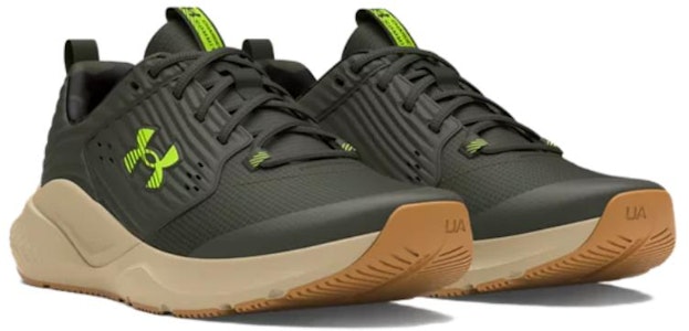 언더아머 차지드 커밋 4 카모 (녹색/형광노랑) 3027096-301 Lookbook 언더아머 차지드 커밋 4 카모 (녹색/형광노랑) 3027096-301