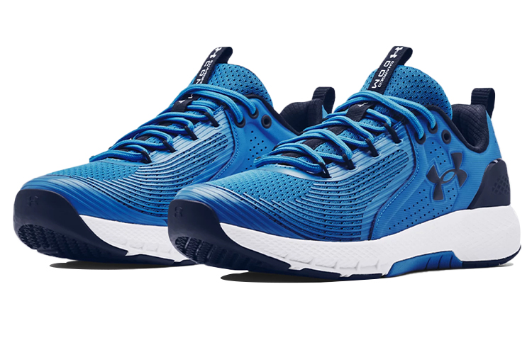 Lookbook Under Armour Charged Commit TR 3 防滑透氣 低筒綜合訓練鞋 電路藍