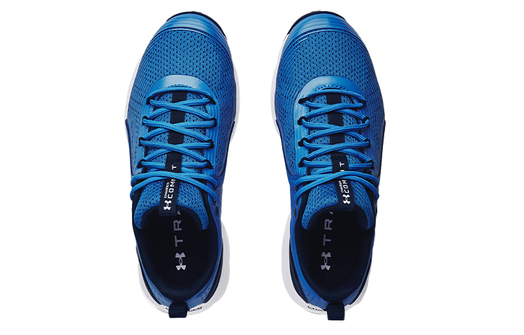 Shop Under Armour Charged Commit TR 3 防滑透氣 低筒綜合訓練鞋 電路藍