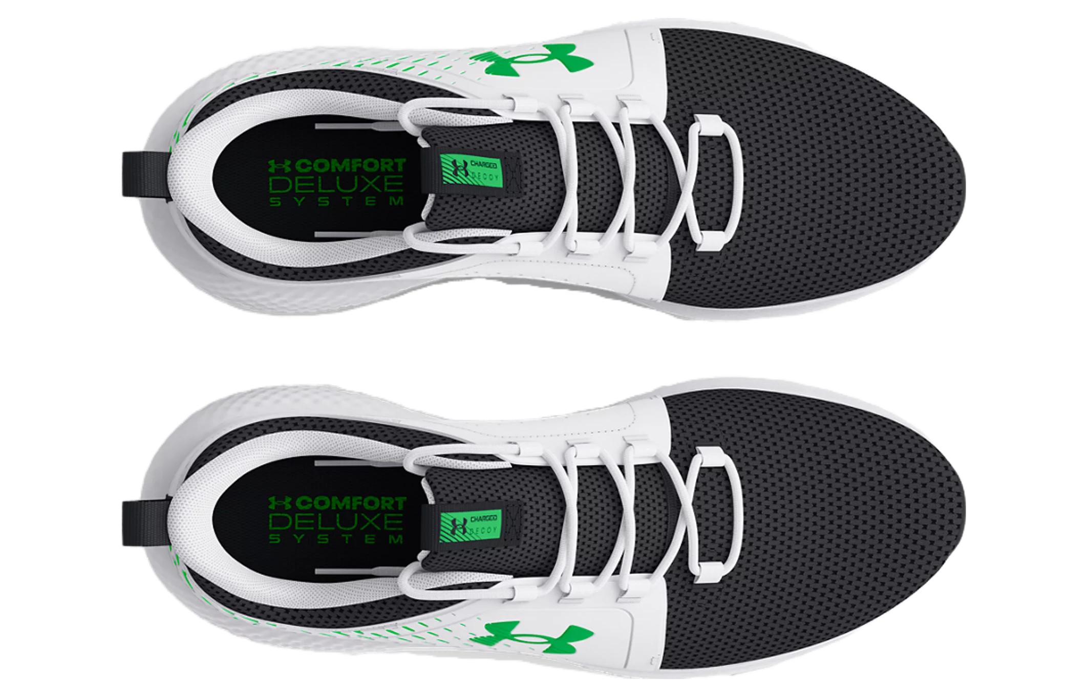 Shop Under Armour Charged Decoy 'Hitam Skrin Hijau' 3026681-004