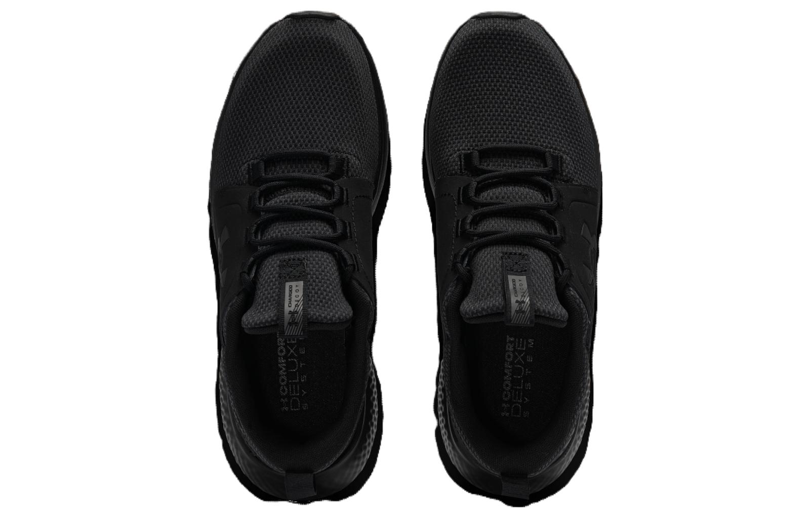 Shop Under Armour Charged Decoy 'Triple Black' Sepatu Hitam Triple 3026681-002