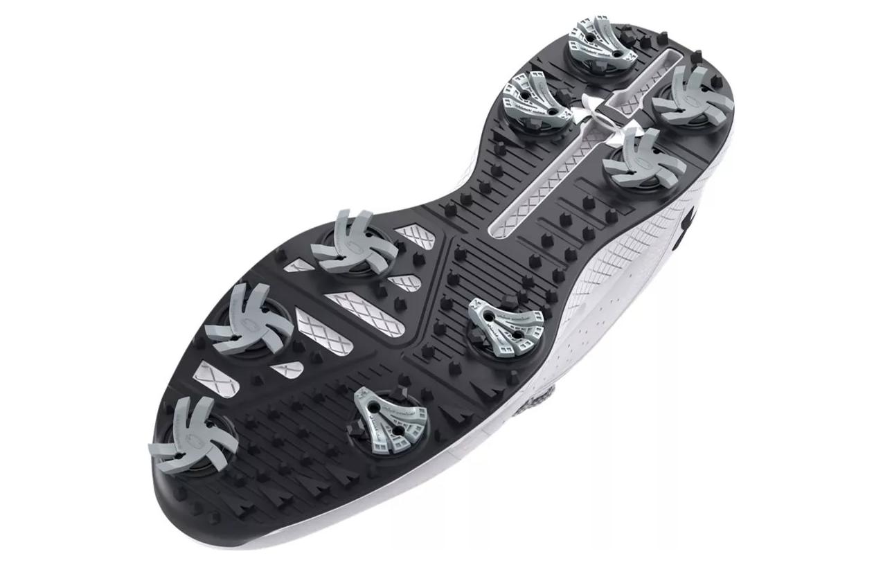 Shop 언더아머 차지드 드로우 2 골프 와이드 (그레이/네이비) 3026401-101