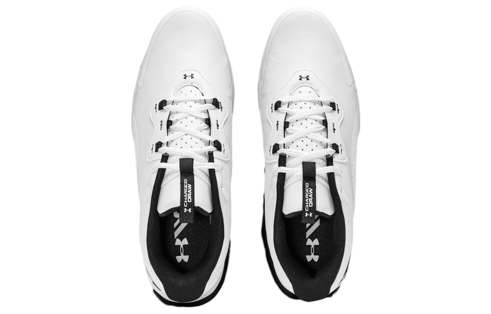 Purchase Under Armour Charged Draw 2 Golf Wide 'White Black' 3026401-100