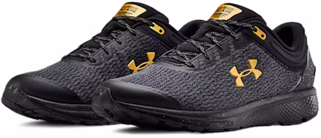 Order Under Armour Charged Escape 3 編織 低筒 跑步鞋 男款 黑金