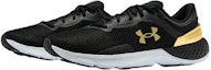 Lookbook Under Armour Charged Escape 4 'Hitam Emas' 3026825-001