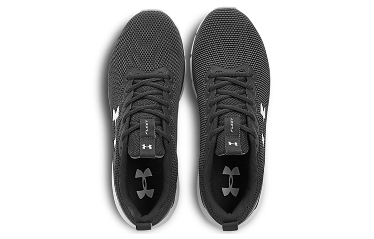 Shop Under Armour Charged Fleet Rendah 'Hitam' 3025915-100