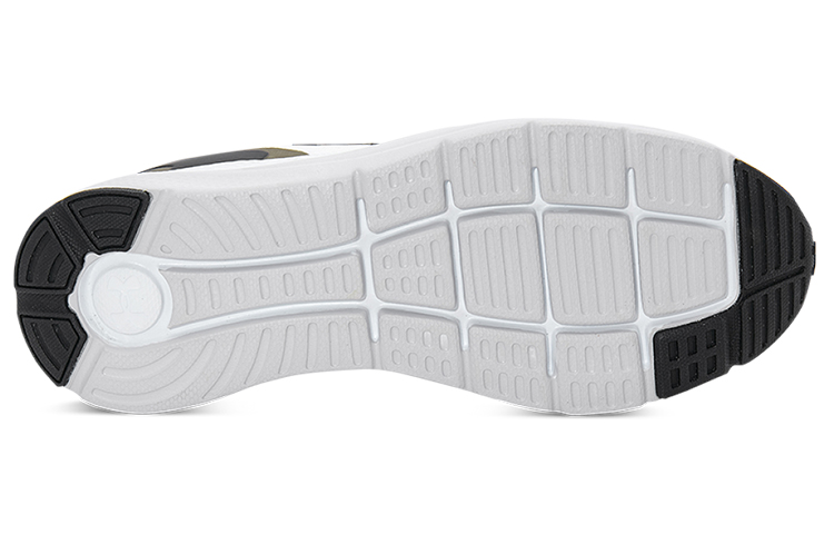 Shop Under Armour Charged Impulse 2 耐磨防滑減震 低幫 跑步鞋 男款 白