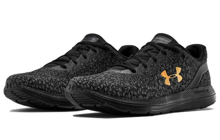 Lookbook Under Armour Charged Impulse 1 Armour Knit 低幫 跑步鞋 男女同款 黑金