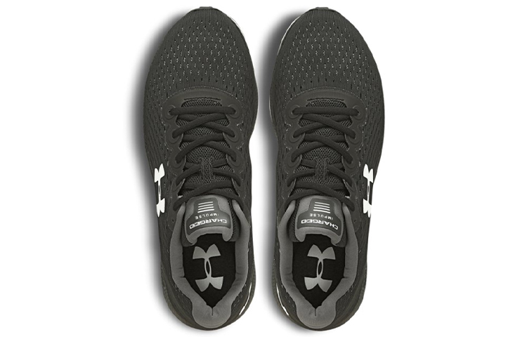 UA Charged Impulse Sports Shoes White/Black 圖 3