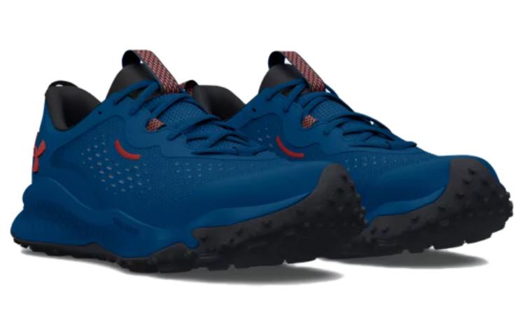 Lookbook Under Armour Charged Maven Trek ''Blauw Rood Heritage'' 3026136-401