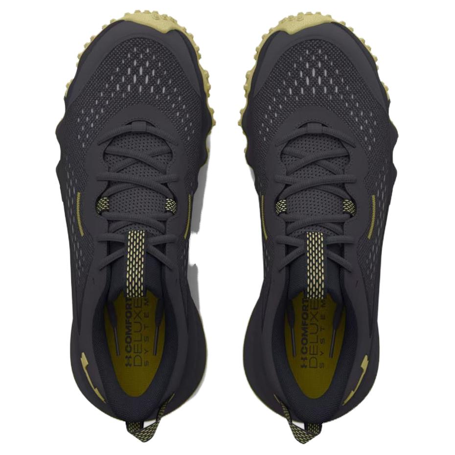 Lookbook UAチャージド メイブン トレック ロー (ジェットグレー/ハッシュドグリーン) 3026136-100