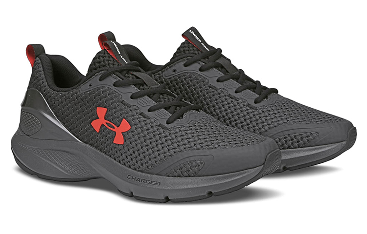 Lookbook Under Armour Charged Prompt ''Zwart Oranje'' 3025300-101