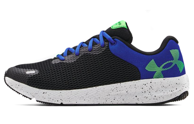 Under Armour Charged Pursuit 2 'Big Logo Speckle - Black Blue Green' 3025249-001