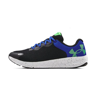 UA Charged Pursuit 2 'Big Logo Speckle - Black Blue Green'