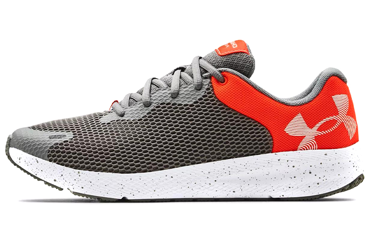 UA Charged Pursuit 2 'Big Logo Speckle - Concrete Phoenix Fire'