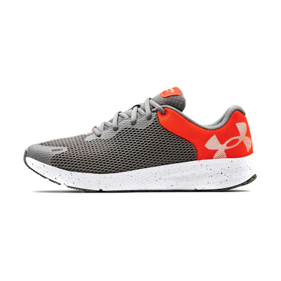 UA Charged Pursuit 2 'Big Logo Speckle - Concrete Phoenix Fire'