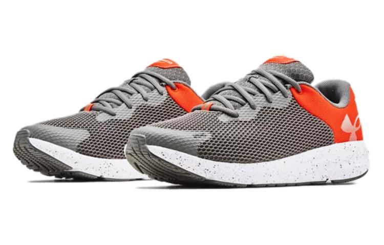 Lookbook Under Armour Charged Pursuit 2 "Grand Logo Speckle - Béton Feu Phoenix" 3025249-101
