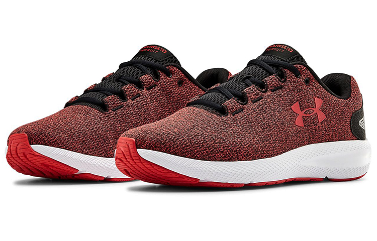 Lookbook Under Armour Charged Pursuit 2 Twist 'Merah Hitam' 3023304-003