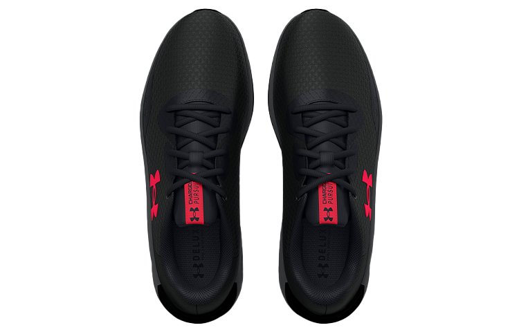 Shop Under Armour Charged Pursuit 3 4E Wide 'Hitam Merah' 3025801-003