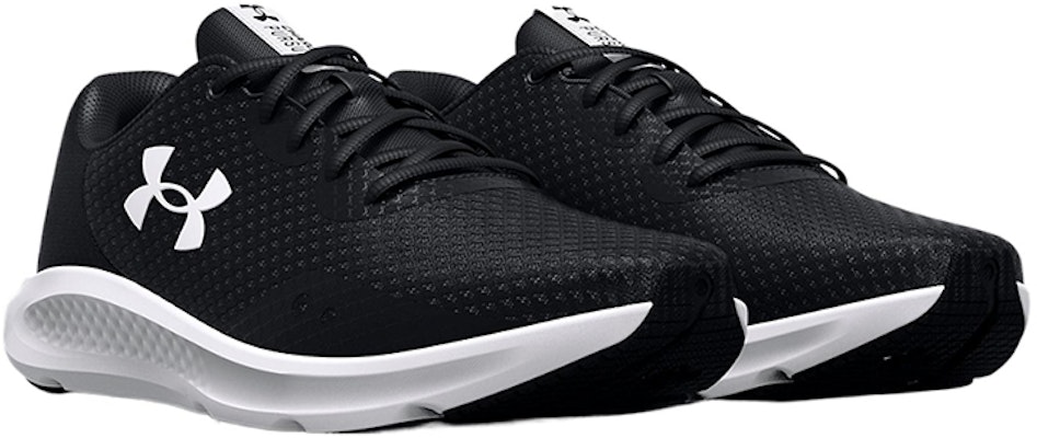 Under Armour Charged Pursuit 3 4E Lebar 'Hitam Putih' 3025801-001 Lookbook Under Armour Charged Pursuit 3 4E Lebar 'Hitam Putih' 3025801-001