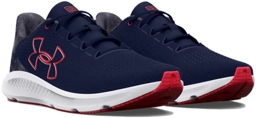 Under Armour Charged Pursuit 3 'Logo Besar - Kebebasan' 3027432-400 Lookbook Under Armour Charged Pursuit 3 'Logo Besar - Kebebasan' 3027432-400