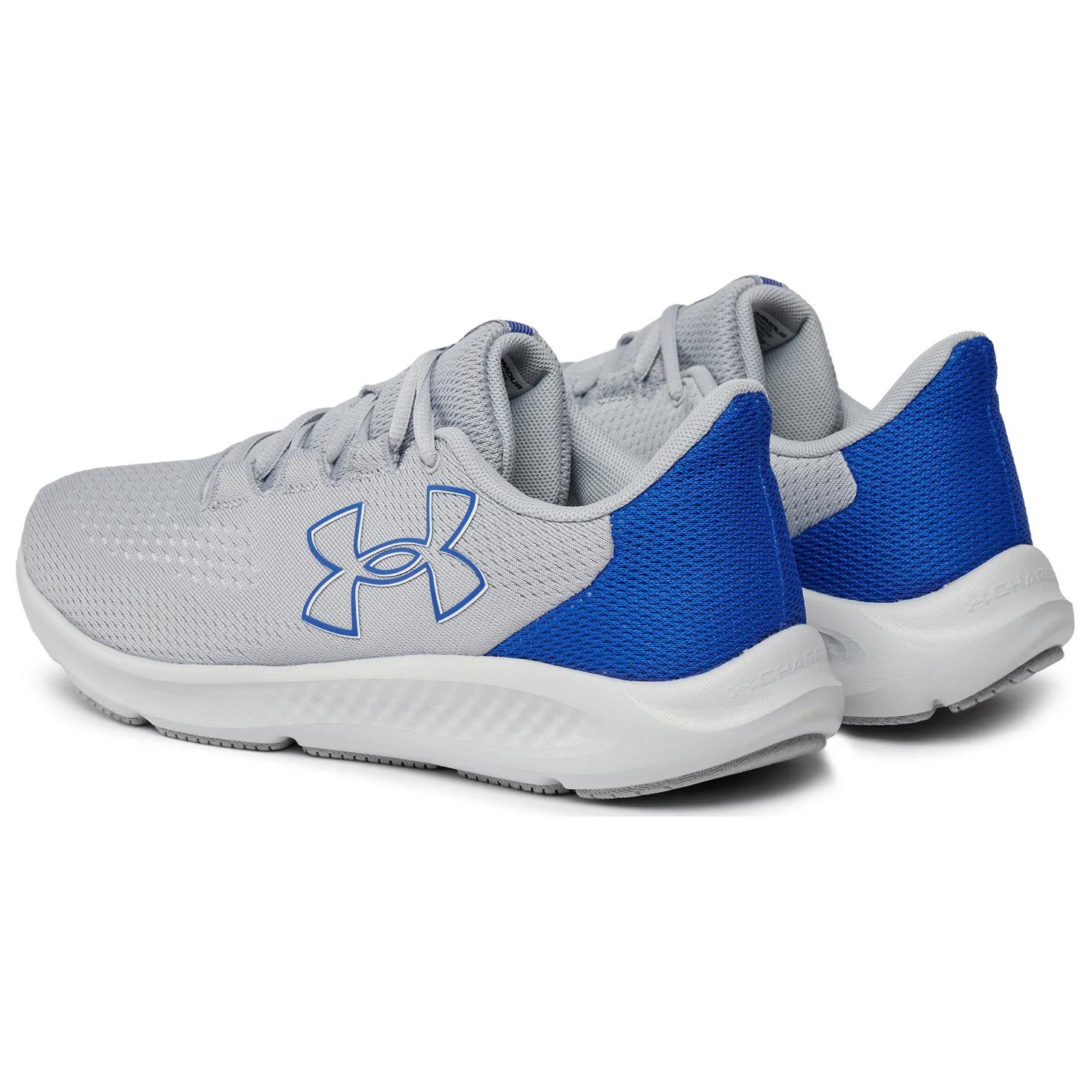 Lookbook Under Armour Charged Pursuit 3 減震耐磨低筒跑步鞋 男款 灰藍