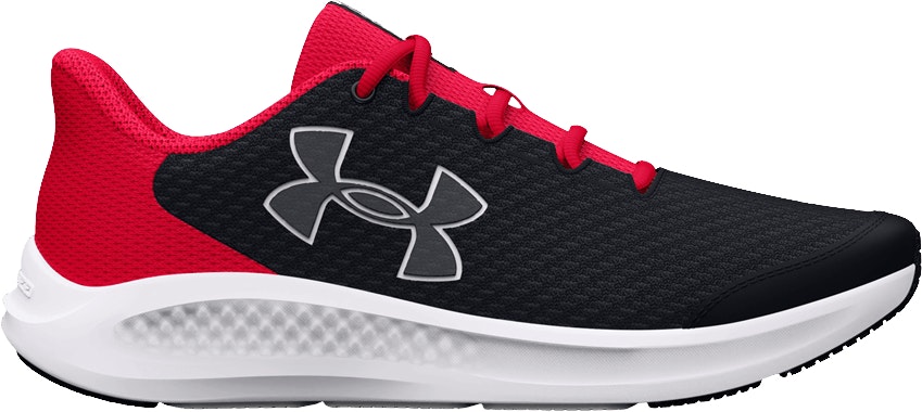 (Grade School) Under Armour Charged Pursuit 3 'Big Logo ‑ Black Red ...