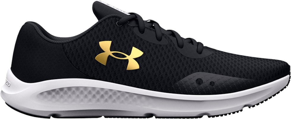 Under Armour Charged Pursuit 3 Black Metallic Gold 3024878 005