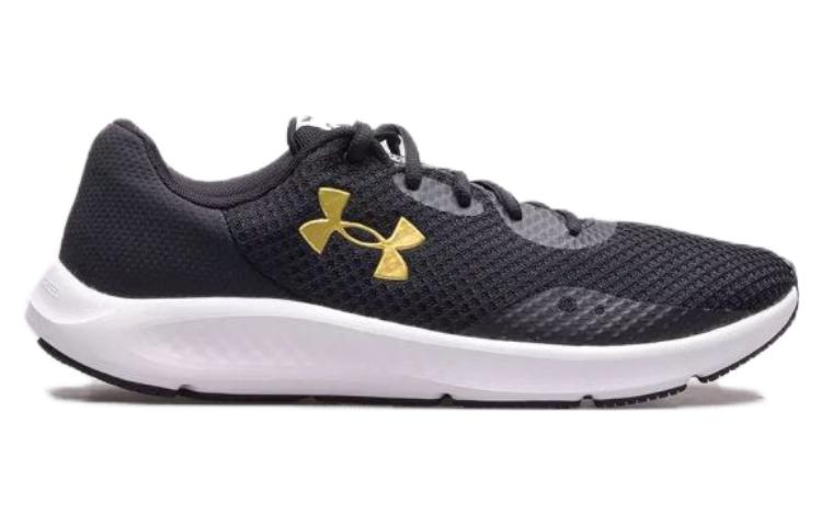 Order Under Armour Charged Pursuit 3 'Hitam Emas Metalik' 3024878-005