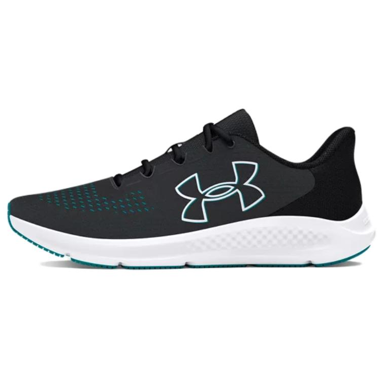Under Armour Charged Pursuit 3 Lightweight Low-Top Running Shoes Black/White 3026518 - 104