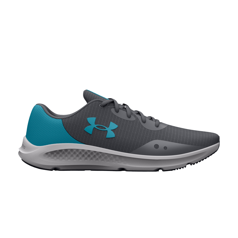 UA Charged Pursuit 3 Tech 'Pitch Grey Blue Surf'